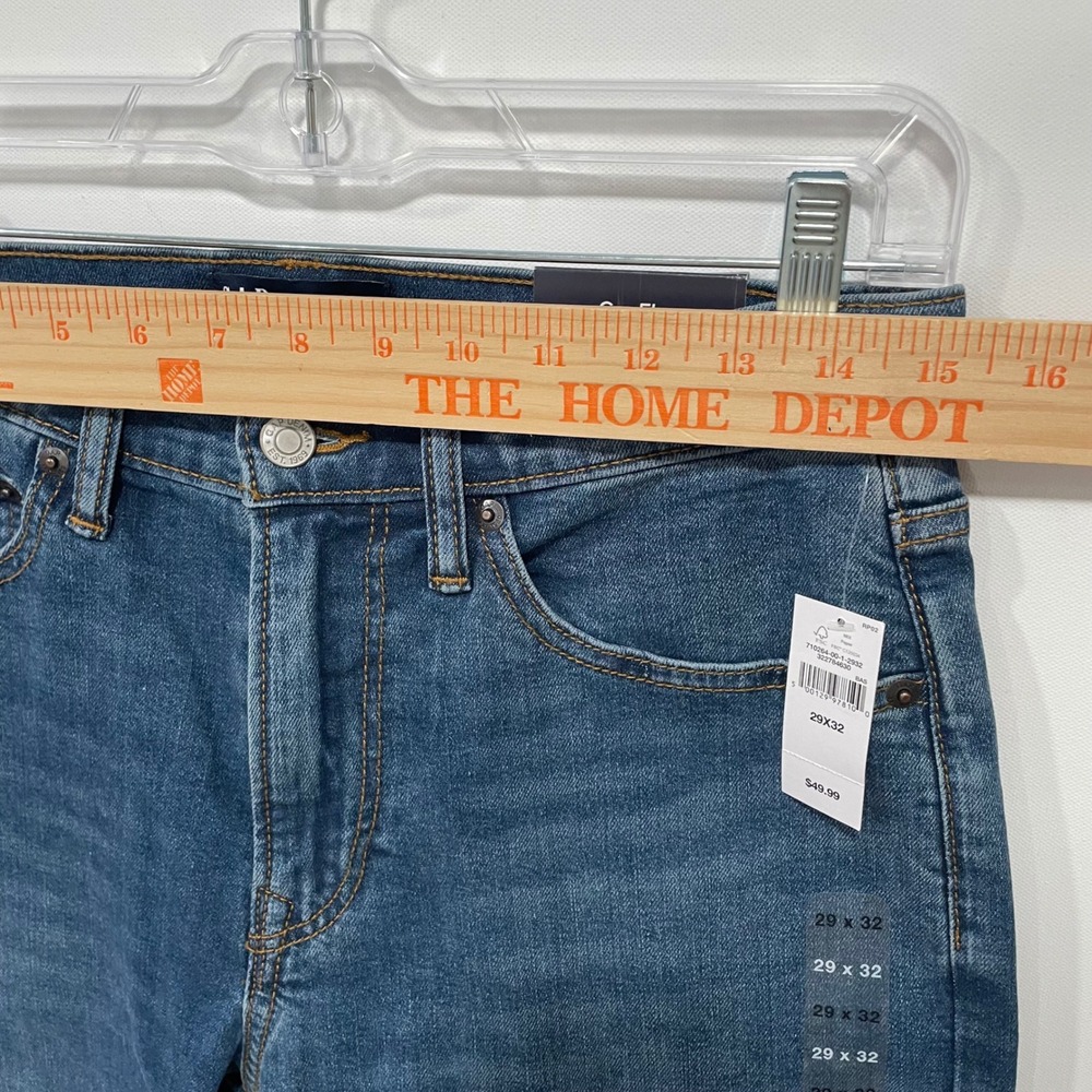 GAP Men Straight Fit Jeans Blue Wash GapFlex Mid Rise Size 29x32 New with Tags - Picture 5 of 9
